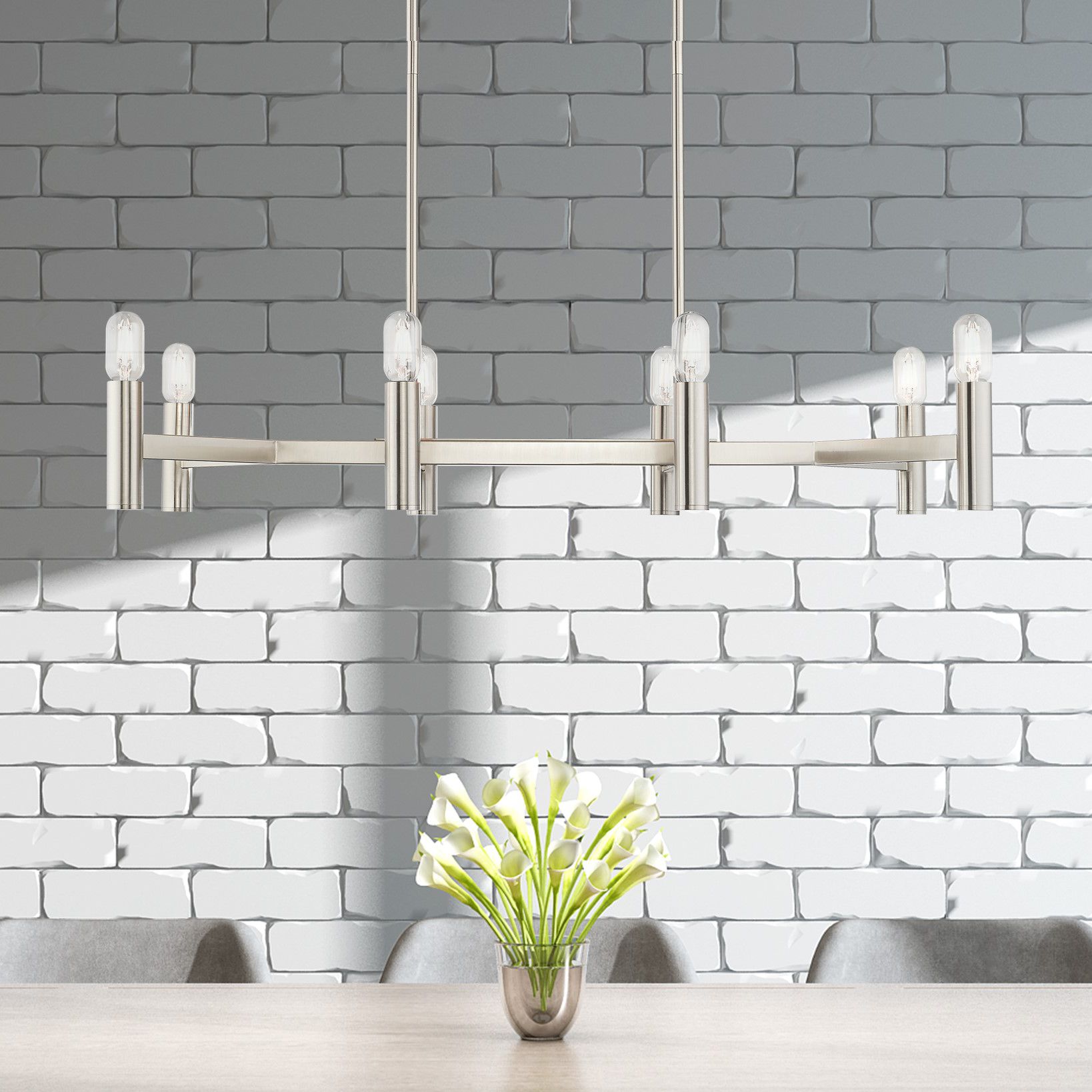Livex Lighting Copenhagen Brushed Nickel Collection