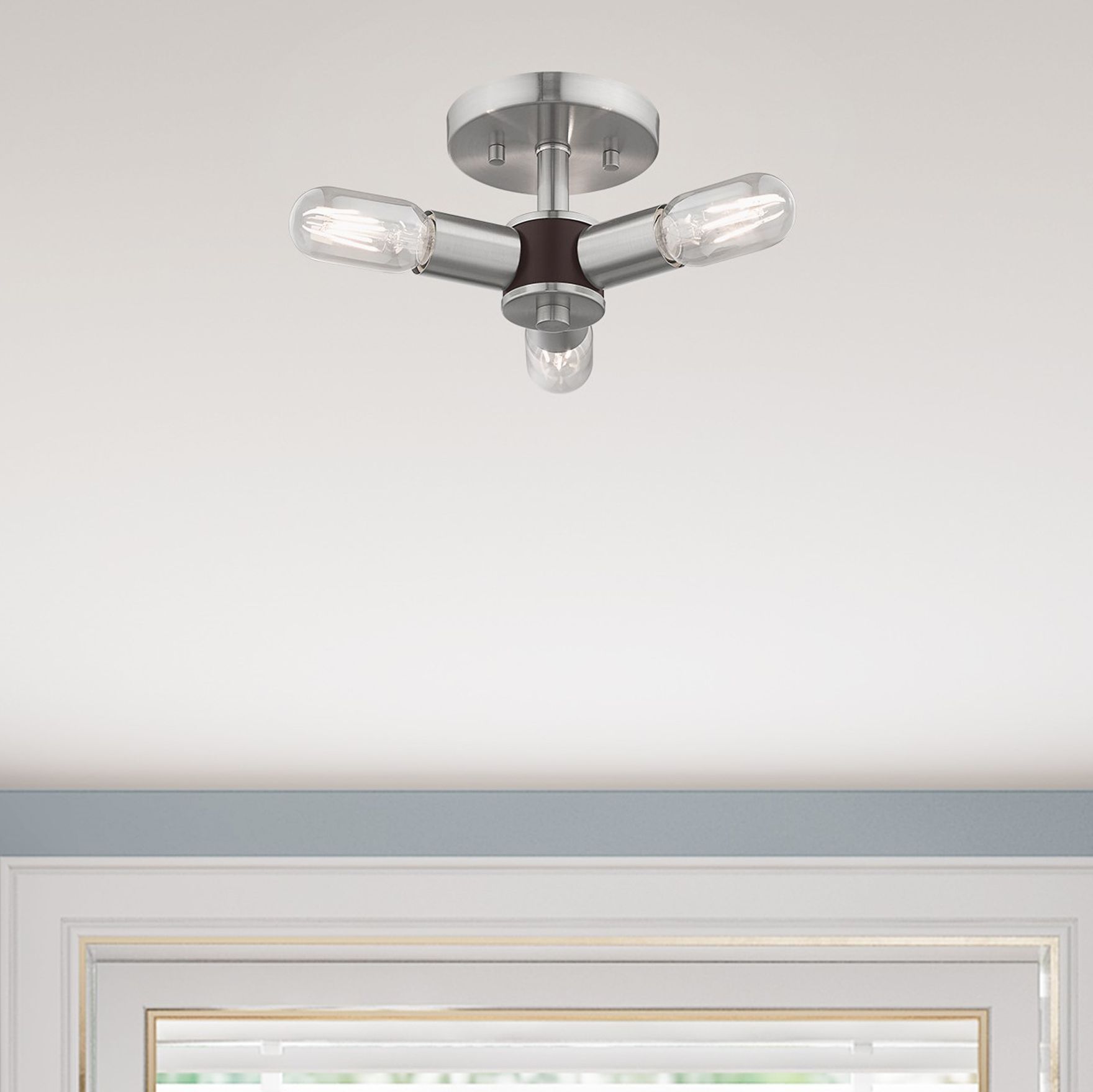 Livex Lighting Copenhagen Brushed Nickel Collection