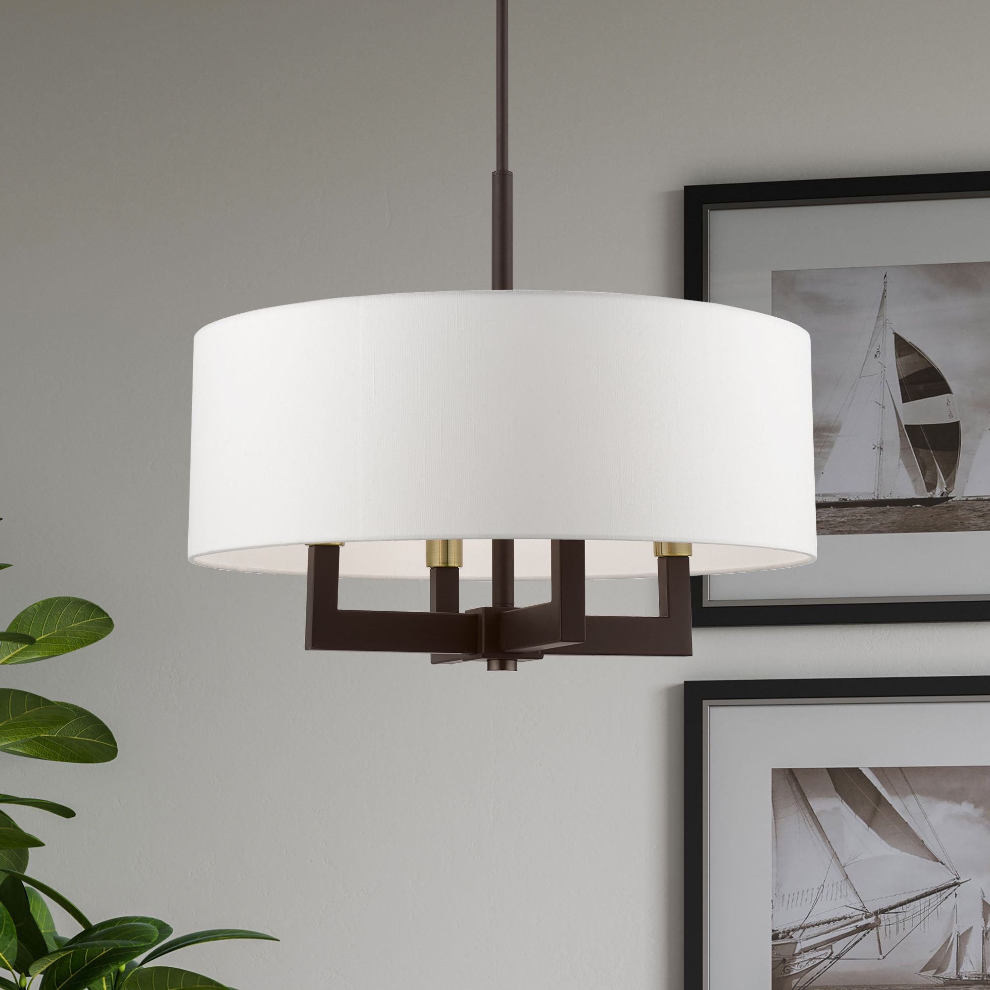 Livex Lighting Cresthaven Brass - Antique Brass Collection
