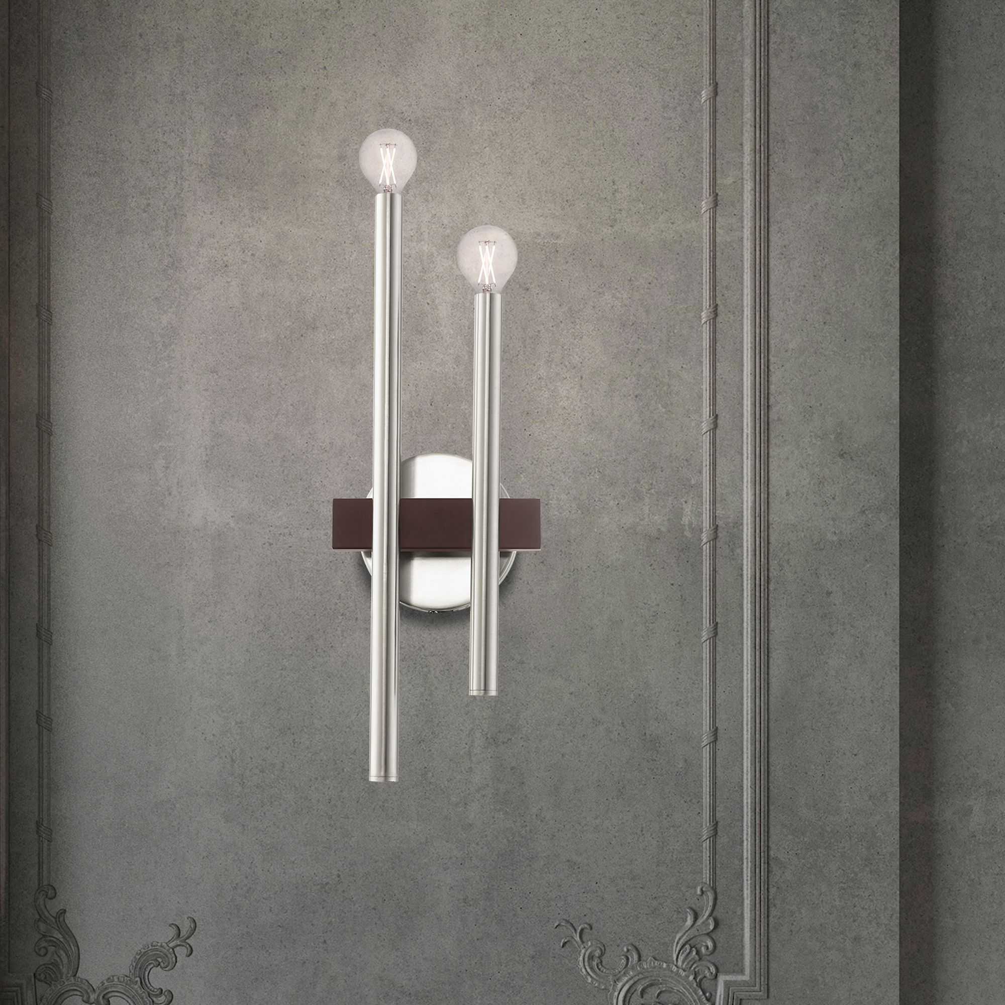 Livex Lighting Denmark Brushed Nickel Collection