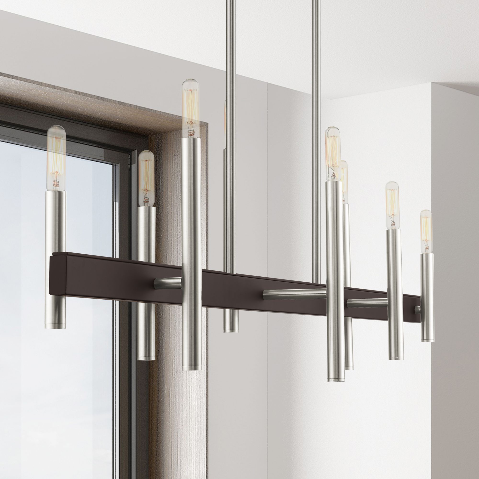 Livex Lighting Denmark Brushed Nickel Collection