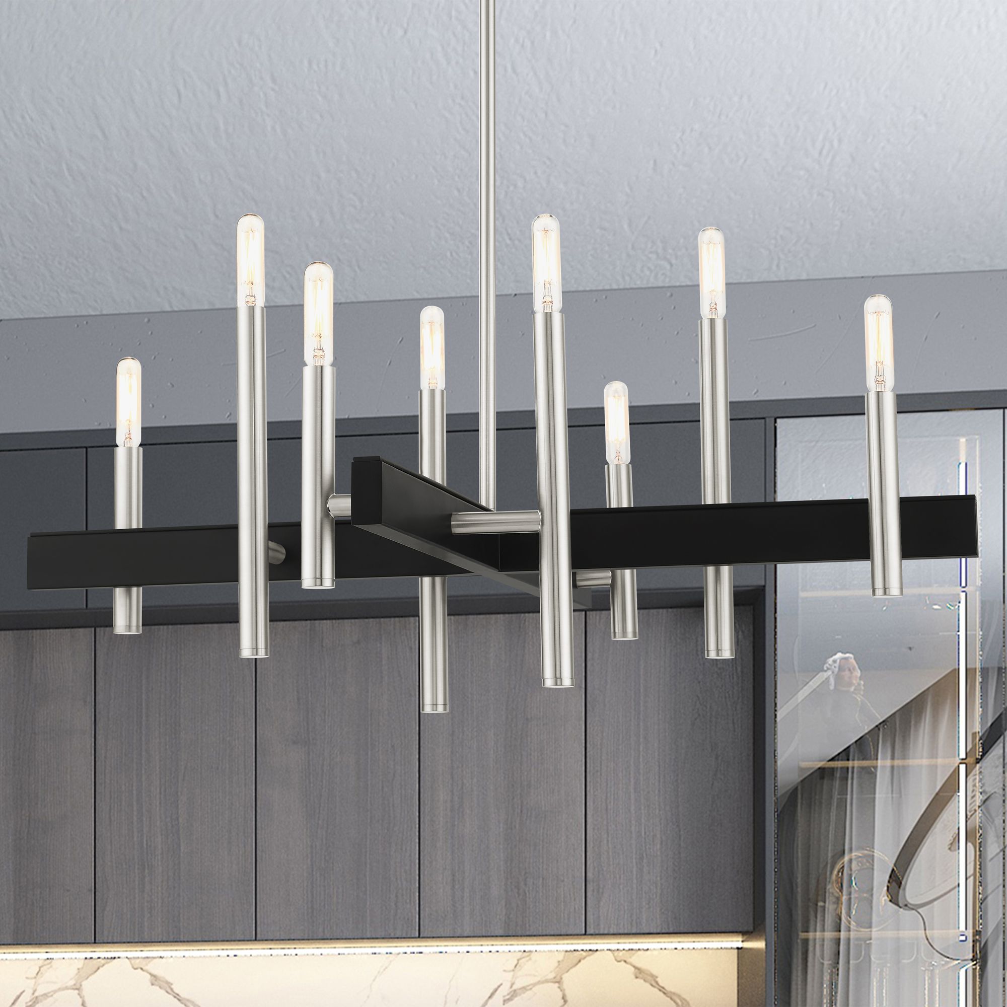 Livex Lighting Denmark Brushed Nickel Collection