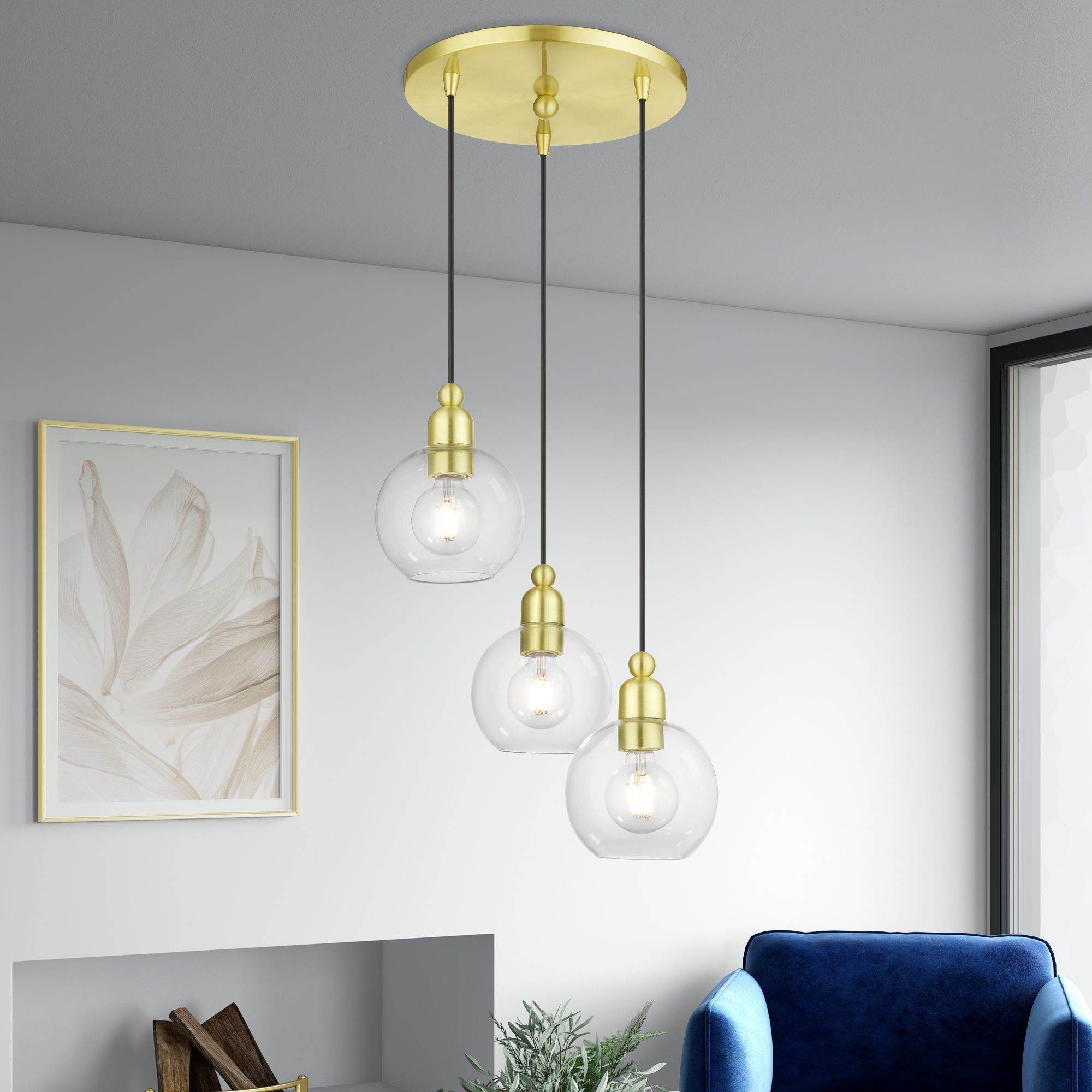 Livex Lighting Downtown Brass - Antique Brass Collection