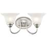 2_Livex Lighting Edgemont 17" Wide 2-Light Brushed Nickel Bath Light