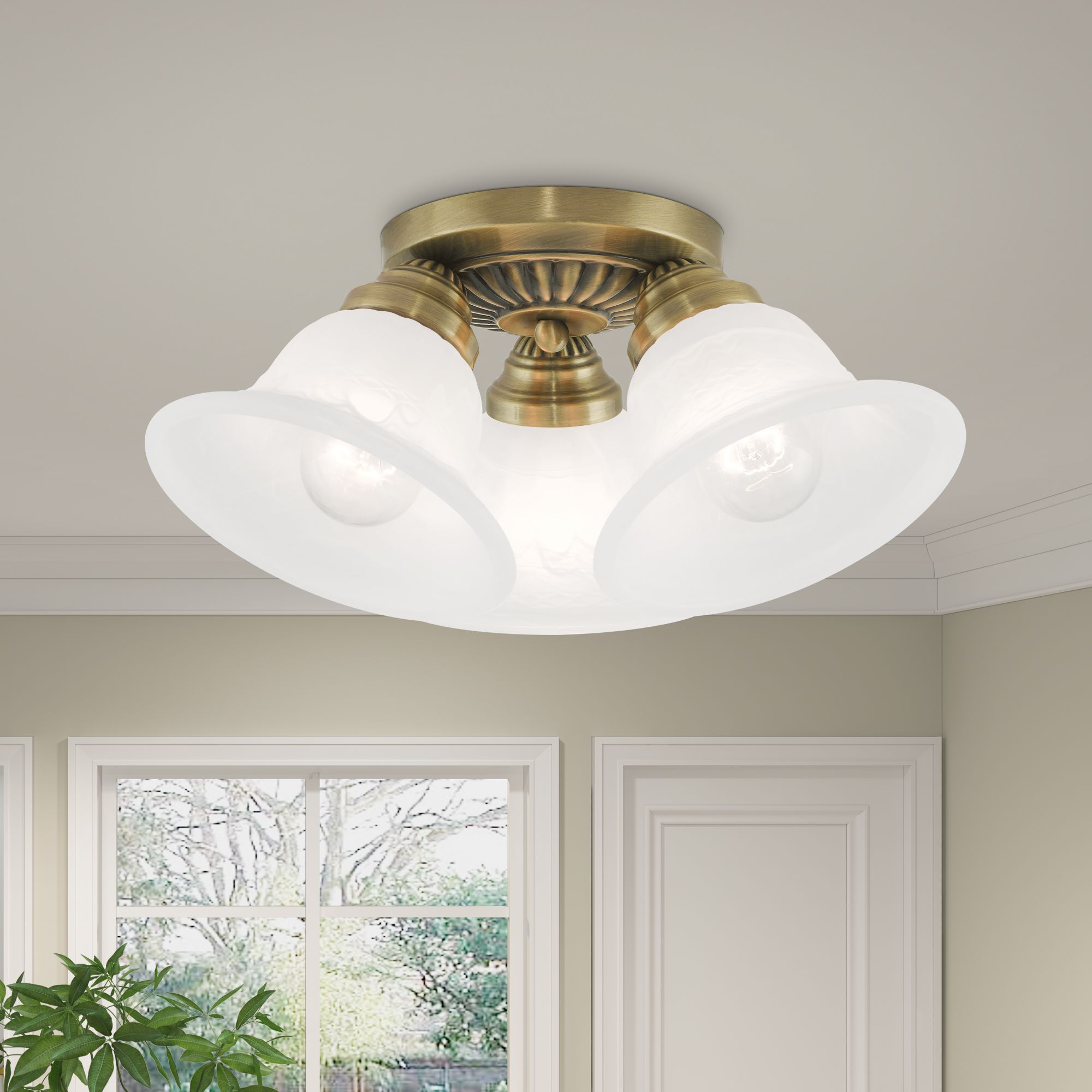 Livex Lighting Edgemont Brass - Antique Brass Collection