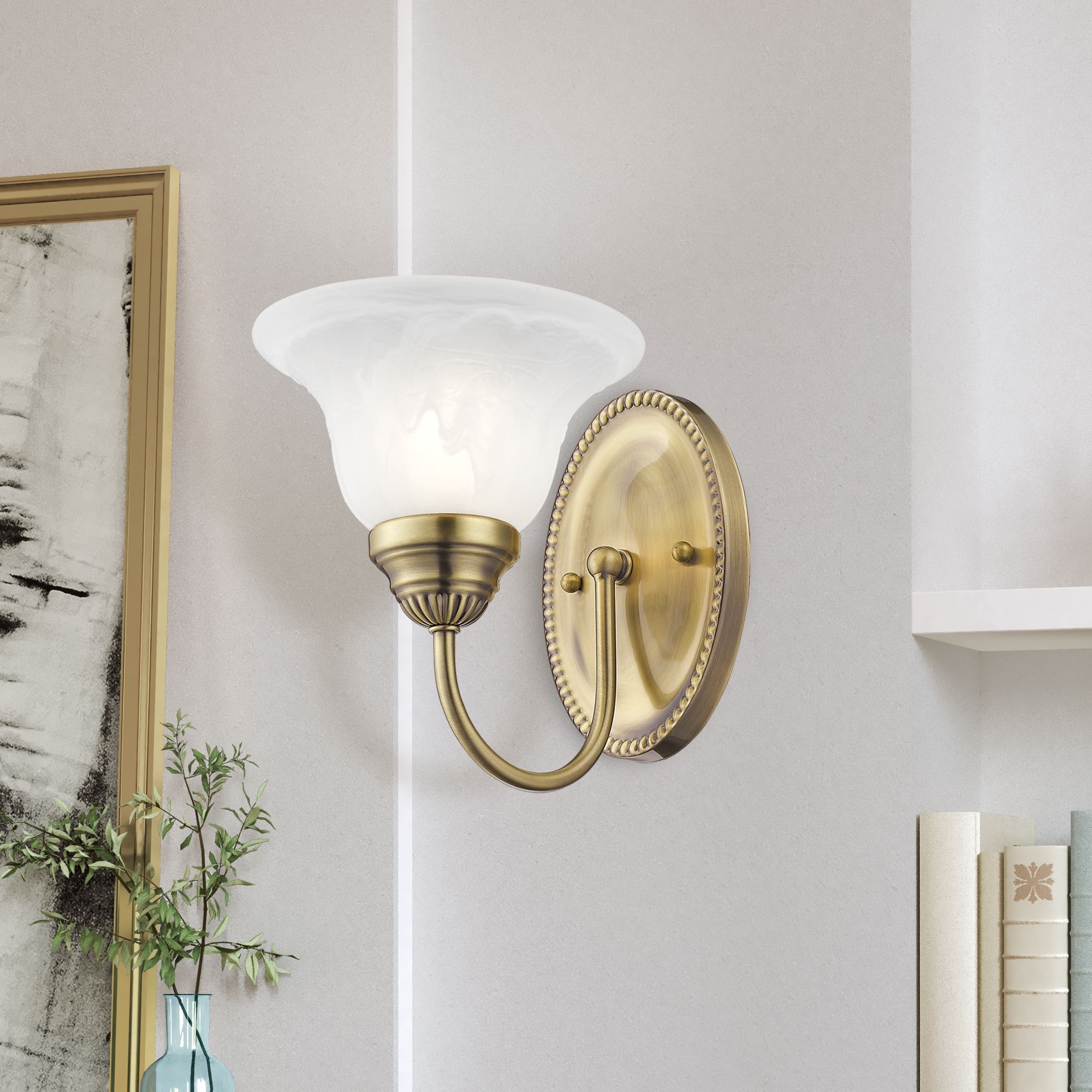 Livex Lighting Edgemont Brass - Antique Brass Collection