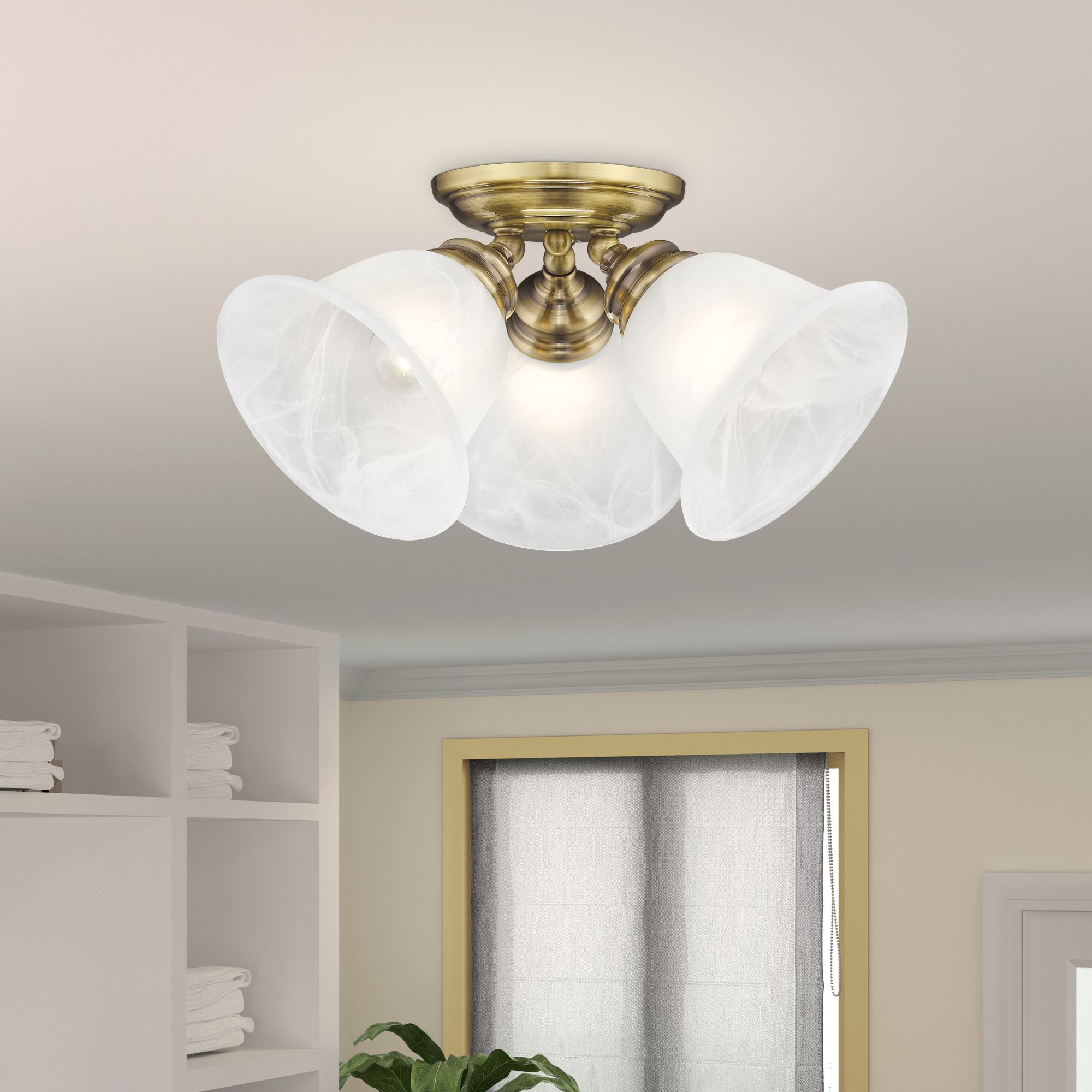 Livex Lighting Essex Brass - Antique Brass Collection
