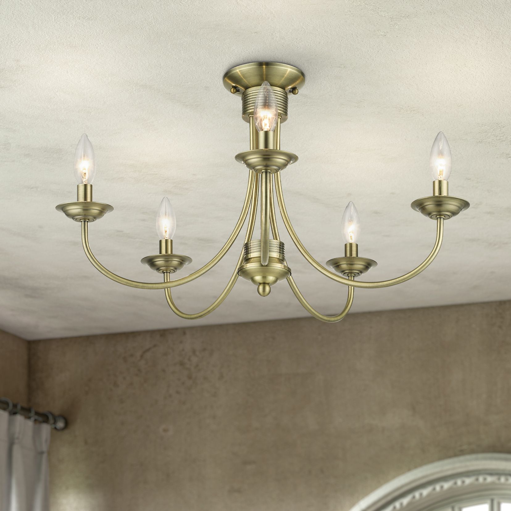 Livex Lighting Estate Brass - Antique Brass Collection