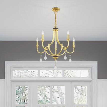 Livex Lighting Glendale Brass - Antique Brass Collection