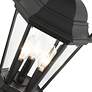 Livex Lighting Hamilton 21" Textured Black 3-Light Outdoor Post Light in scene