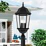 2_Livex Lighting Hamilton 27 1/2" High Textured Black Outdoor Post Light