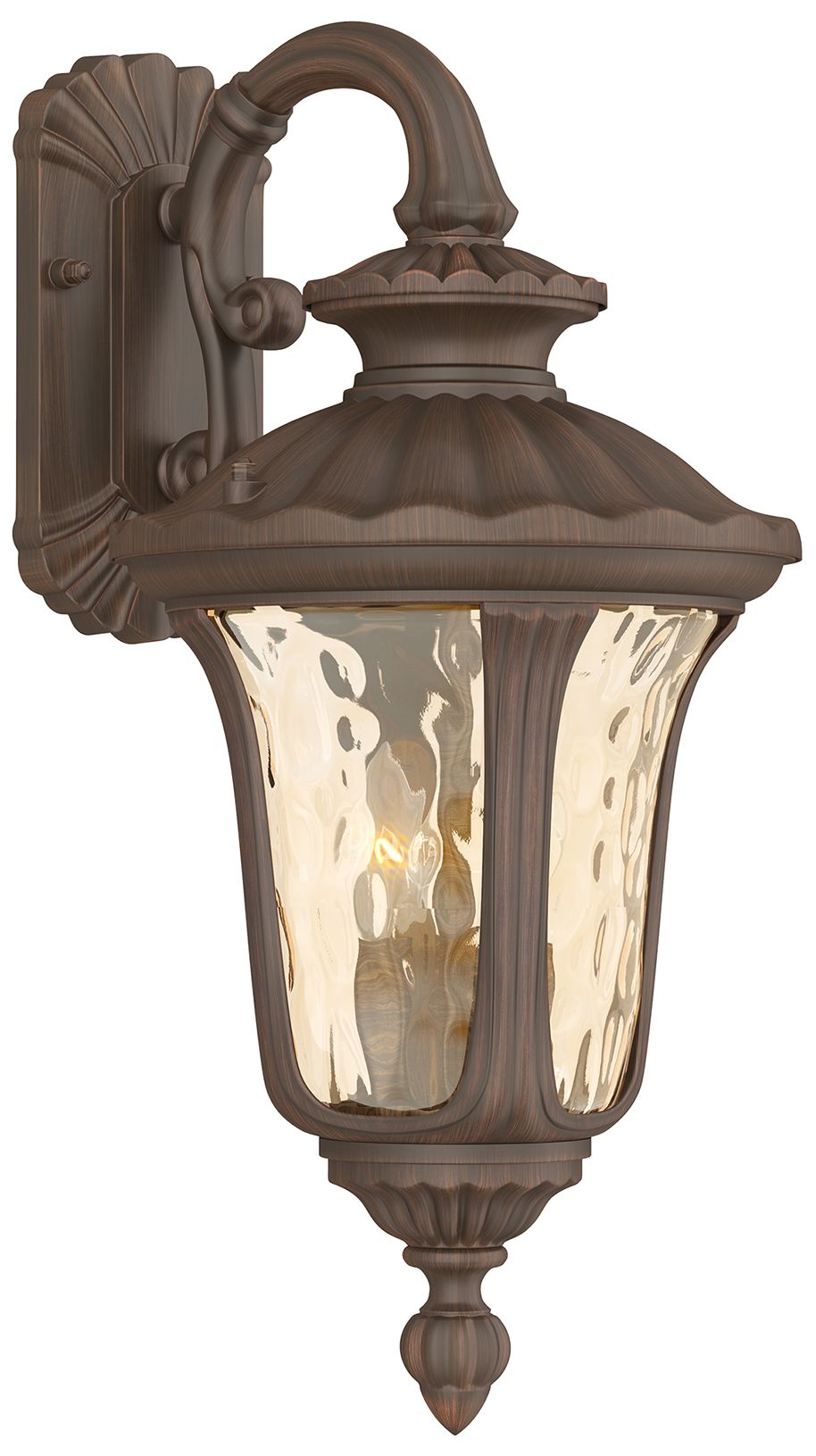 Image 2 Livex Lighting Imperial 22" High 3-Light Bronze Outdoor Wall Lantern