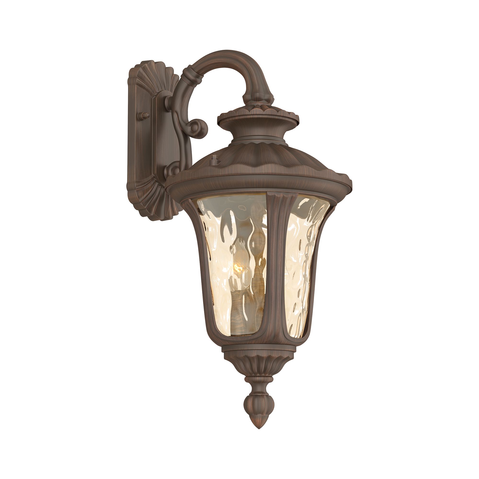 Image 7 Livex Lighting Imperial 22" High 3-Light Bronze Outdoor Wall Lantern more views