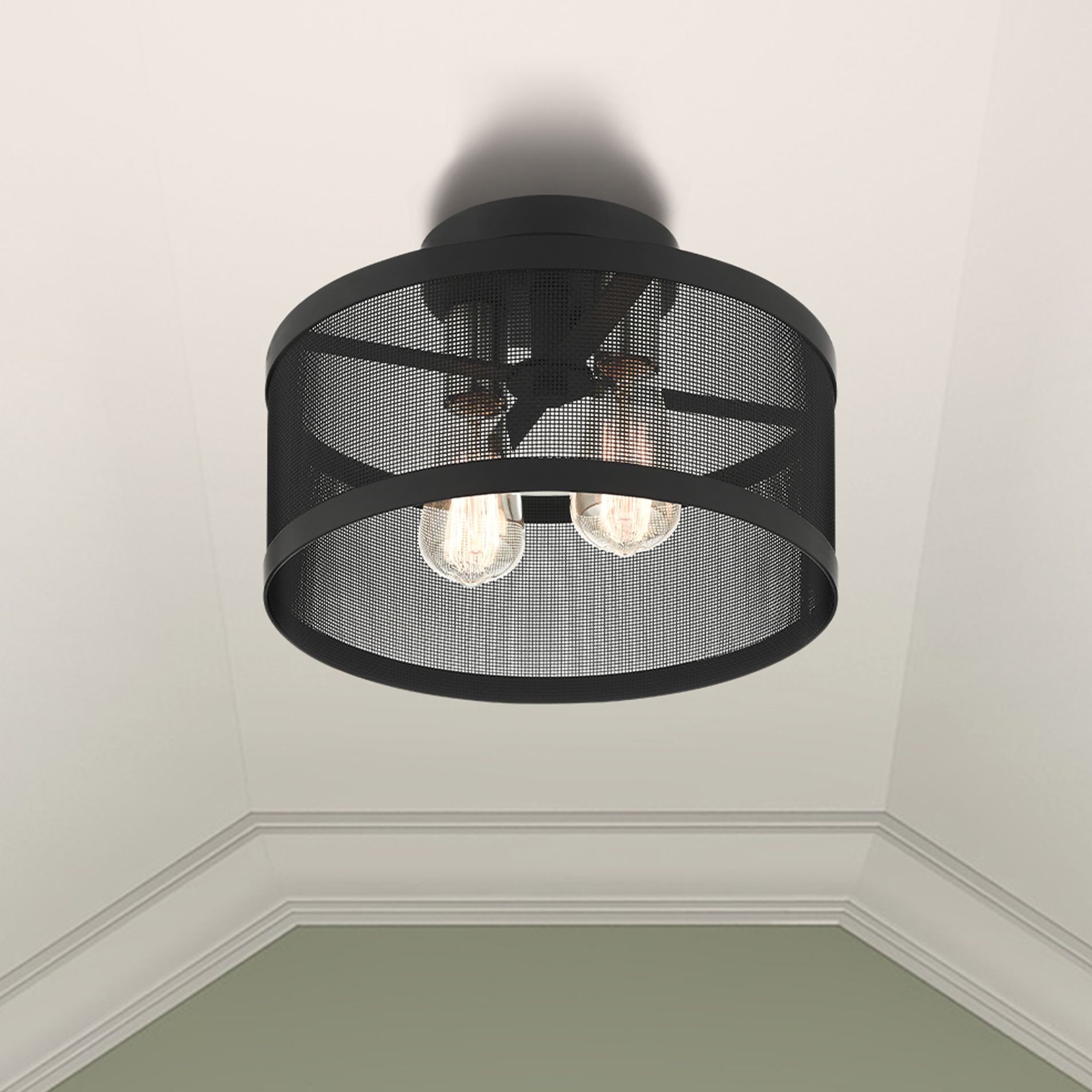 Livex Lighting Industro Black Collection