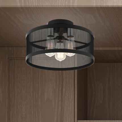 Livex Lighting Industro Black Collection