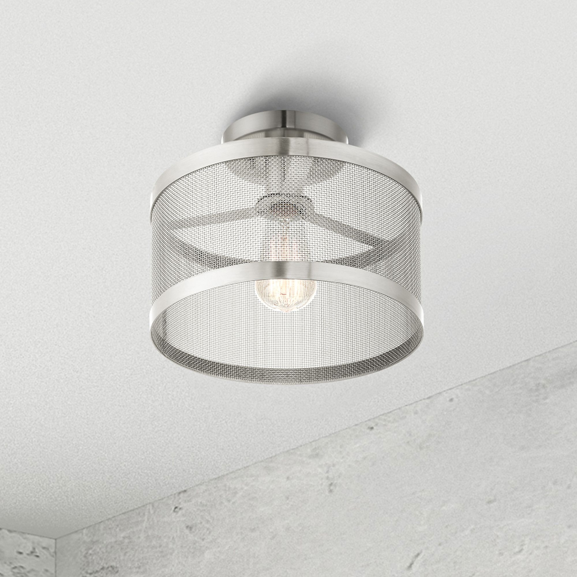 Livex Lighting Industro Silver Collection