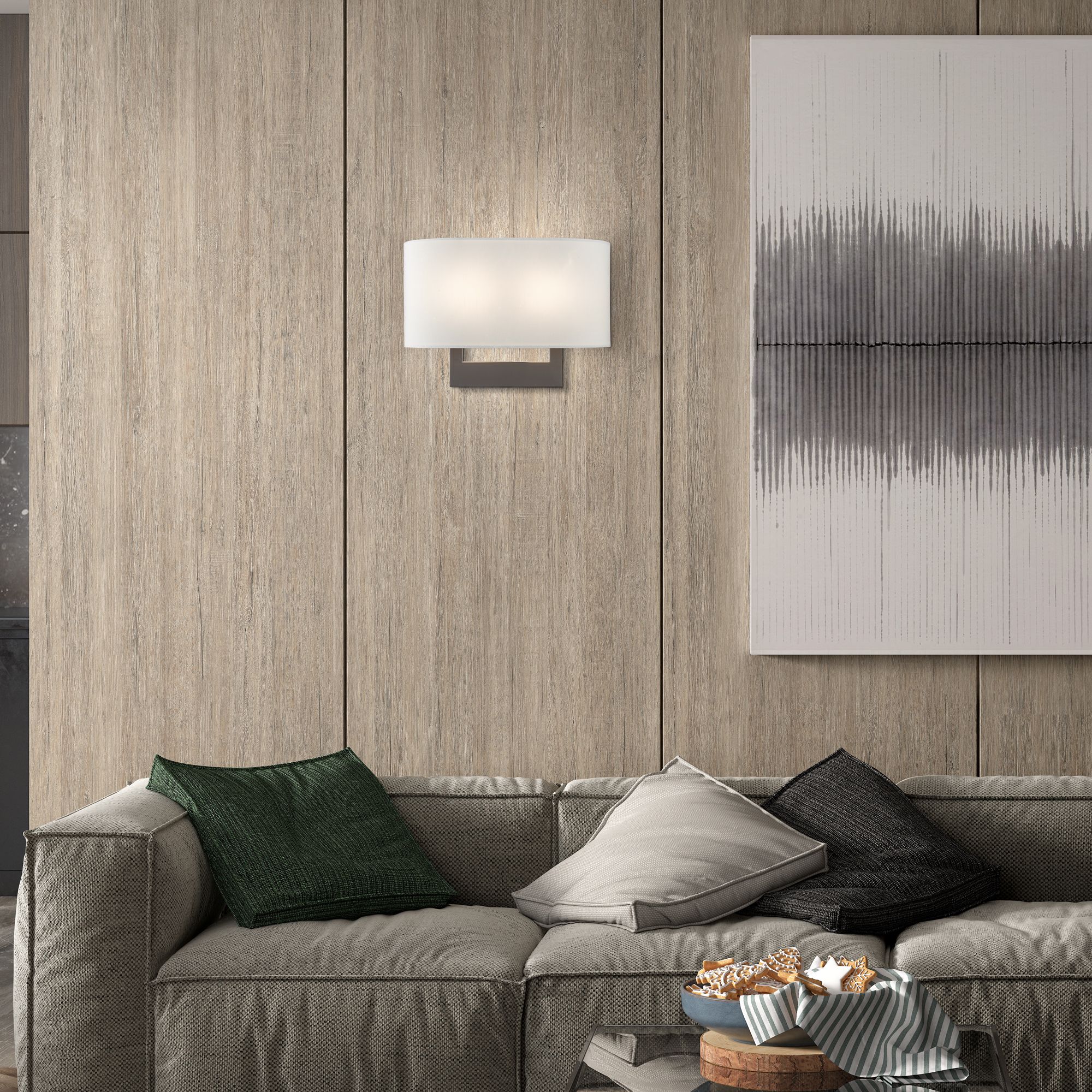 Livex Lighting James 9" High Bronze Rectangular Wall Sconce