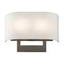5_Livex Lighting James 9" High Bronze Rectangular Wall Sconce more views