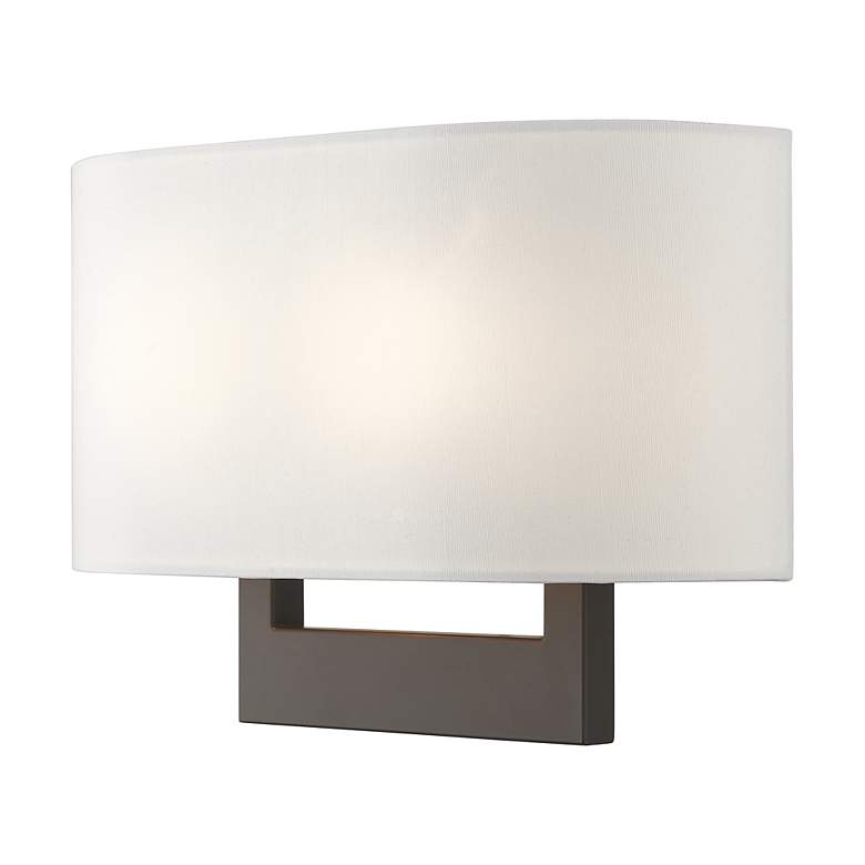 Image 6 Livex Lighting James 9" High Bronze Rectangular Wall Sconce more views