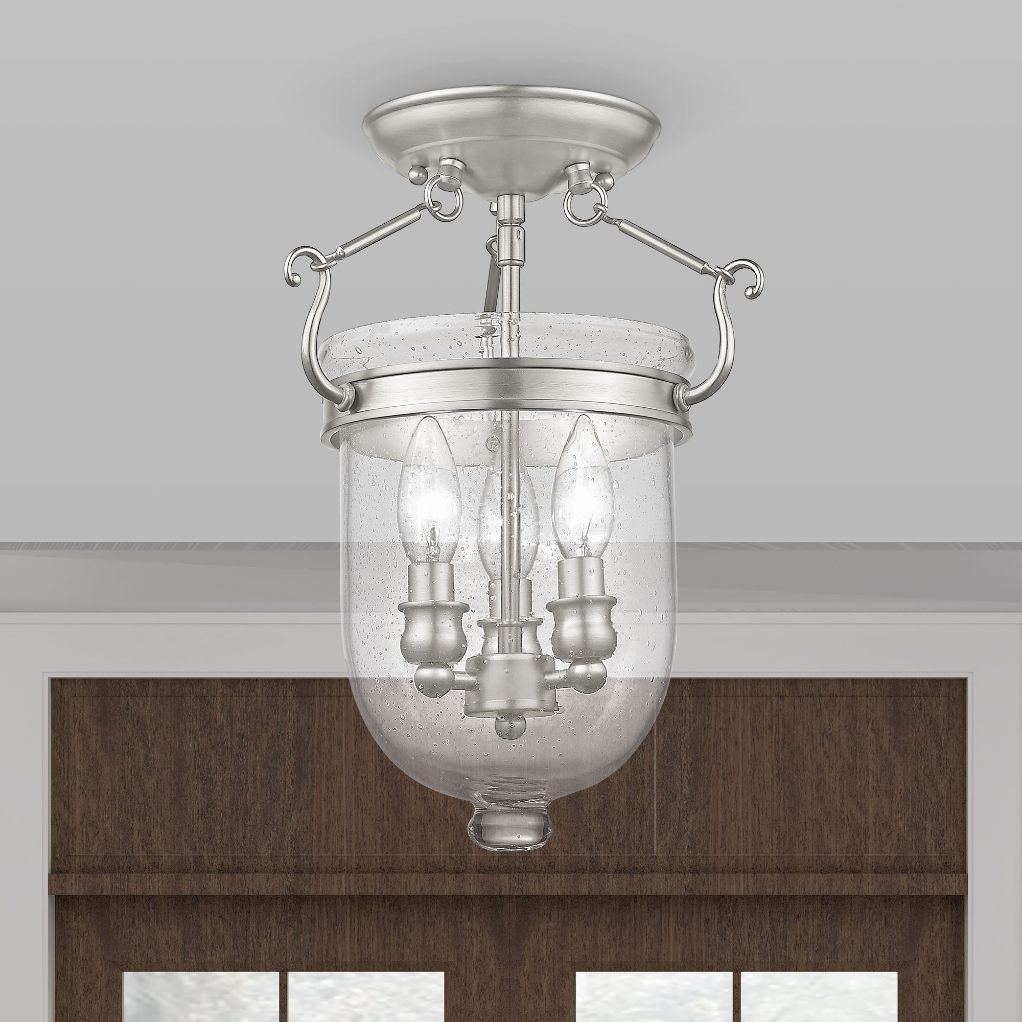 Livex Lighting Jefferson Brushed Nickel Collection