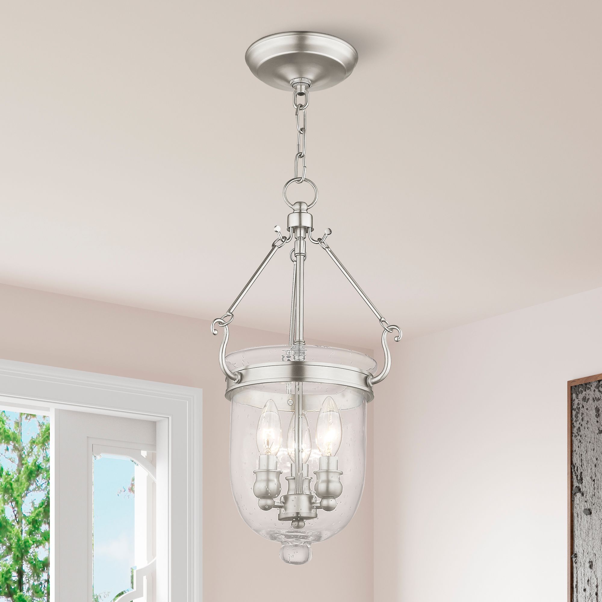 Livex Lighting Jefferson Brushed Nickel Collection