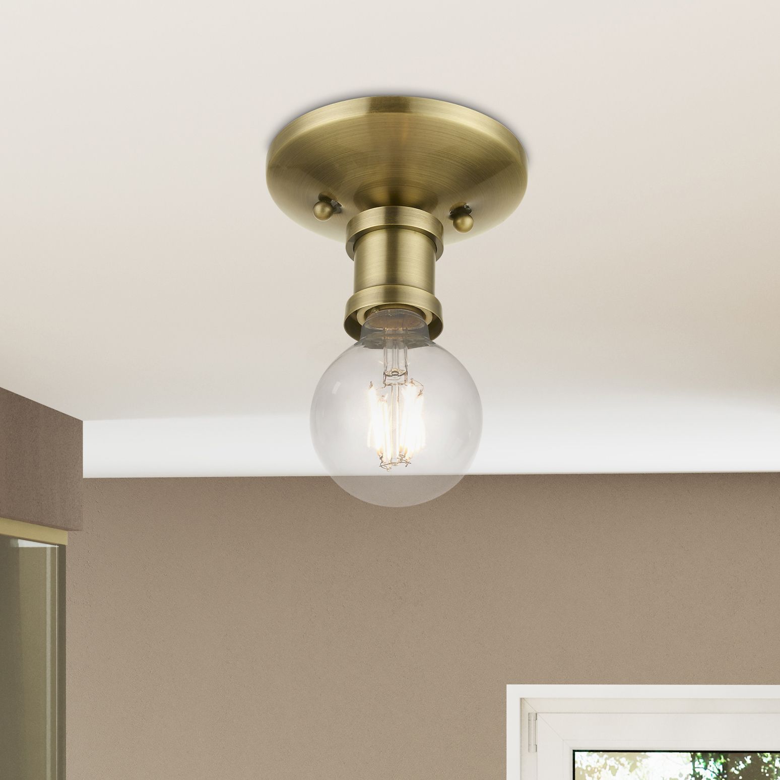Livex Lighting Lansdale Brass - Antique Brass Collection