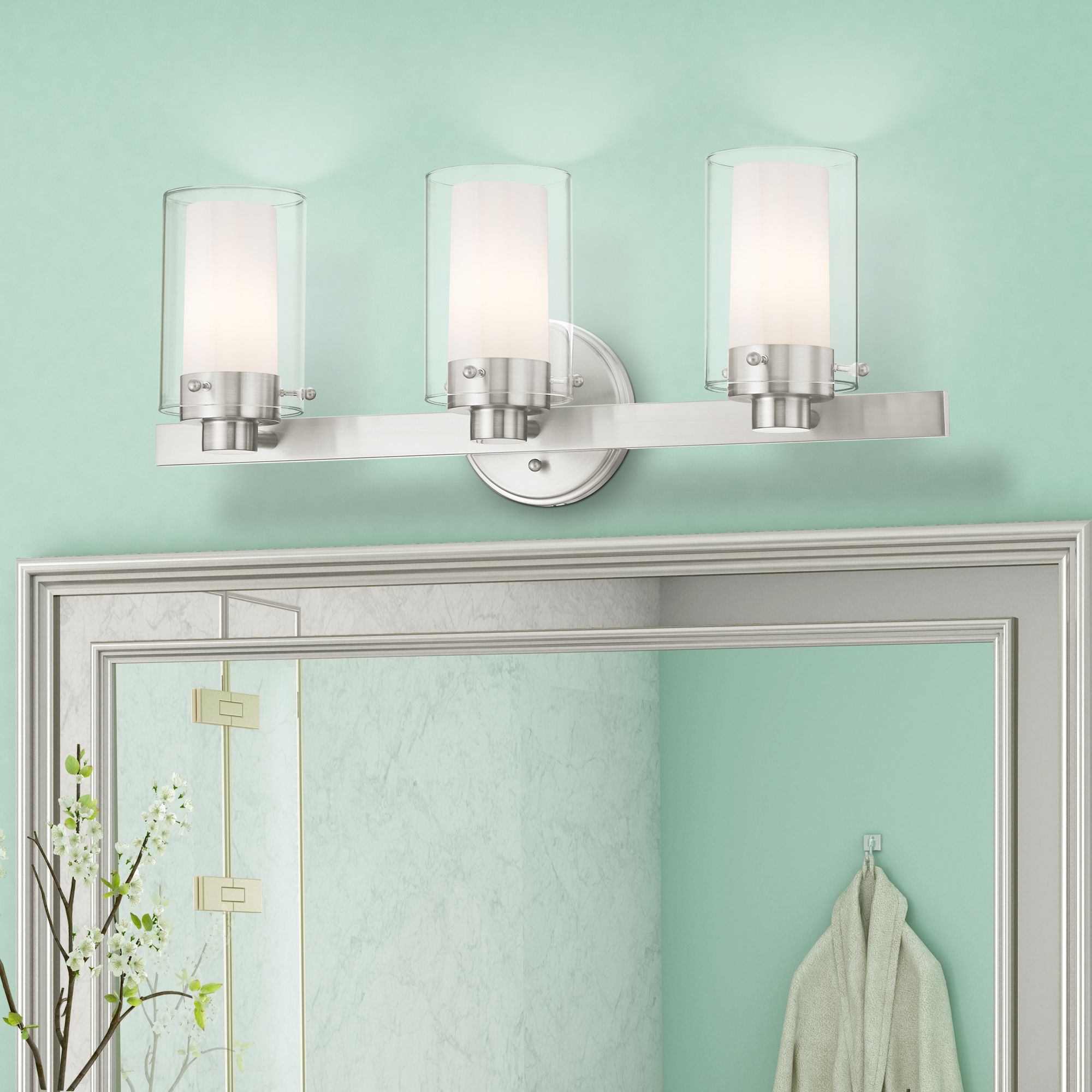 Livex Lighting Manhattan Brushed Nickel Collection
