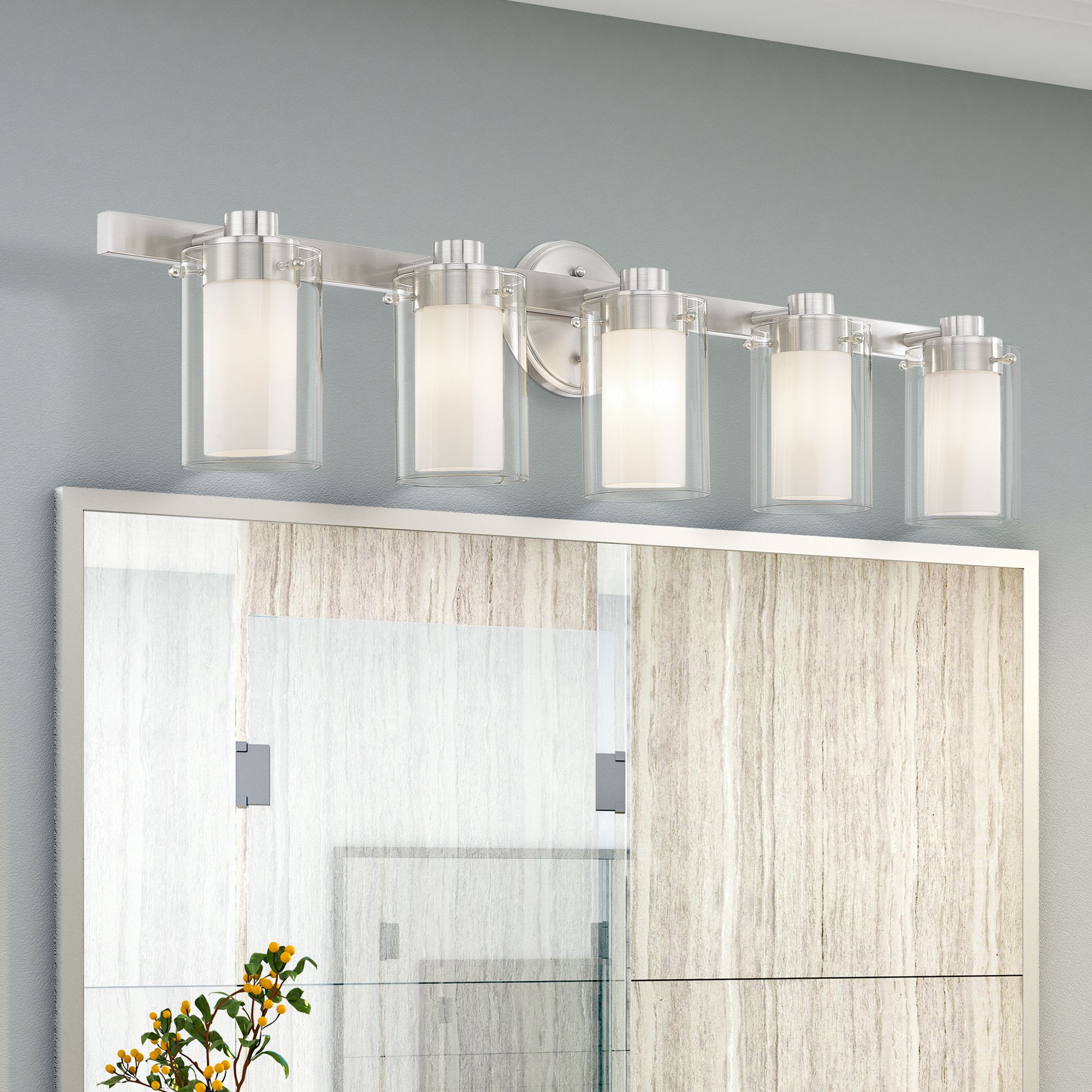 Livex Lighting Manhattan Brushed Nickel Collection