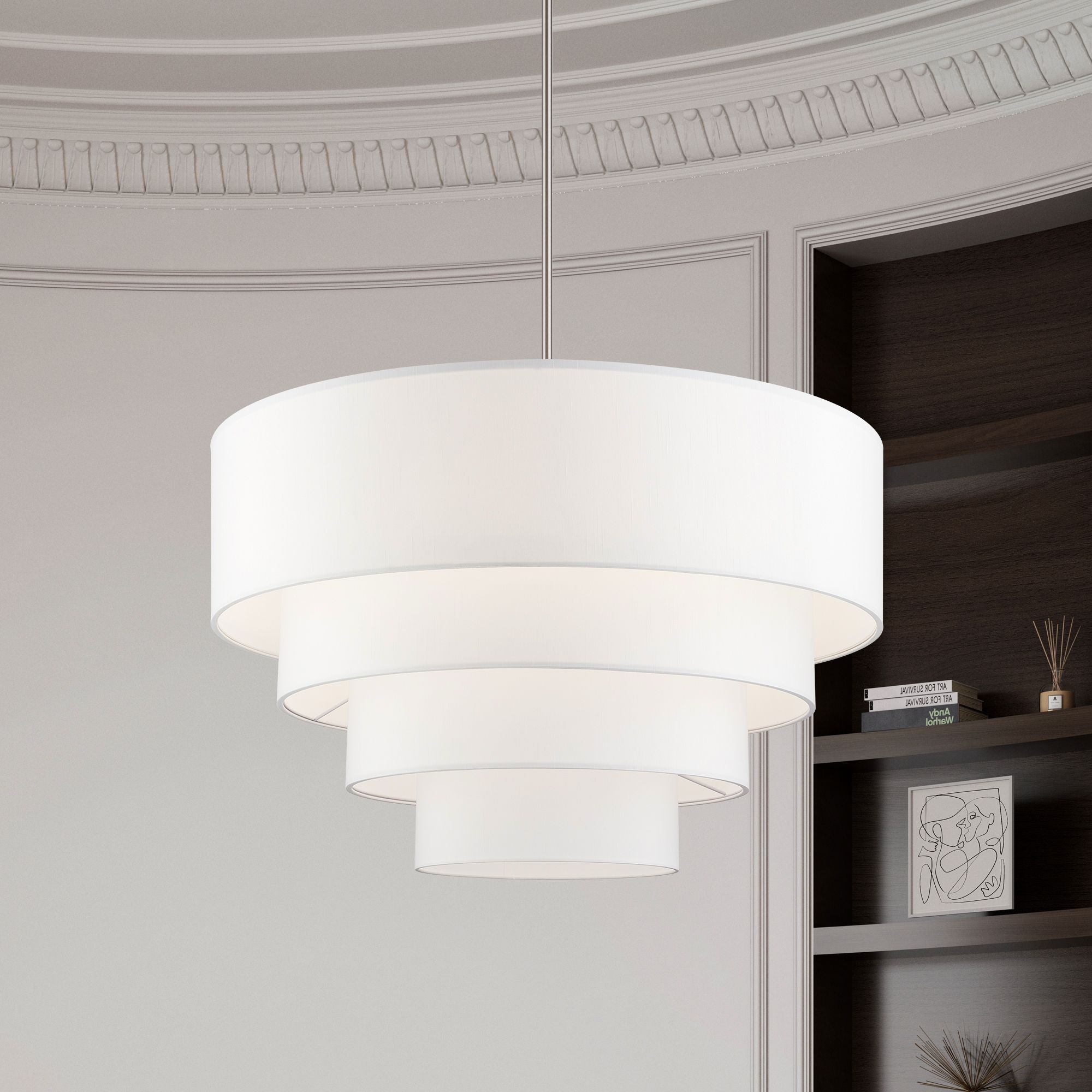 Livex Lighting Manorwood Brushed Nickel Collection
