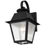 4_Livex Lighting Mansfield 12 1/2" High Black Outdoor Wall Light more views