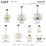 7_Livex Lighting Meadow 10" Wide English Bronze White Drum Ceiling Light more views