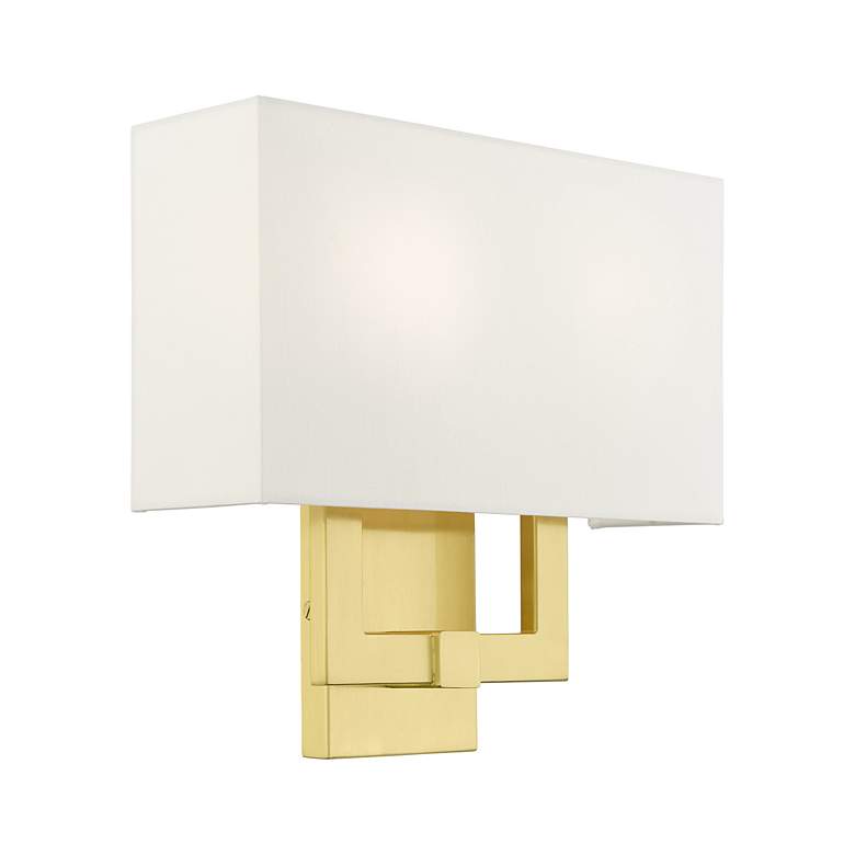 Image 6 Livex Lighting Meridian 13" Wide 2-Light Satin Brass ADA Sconce more views