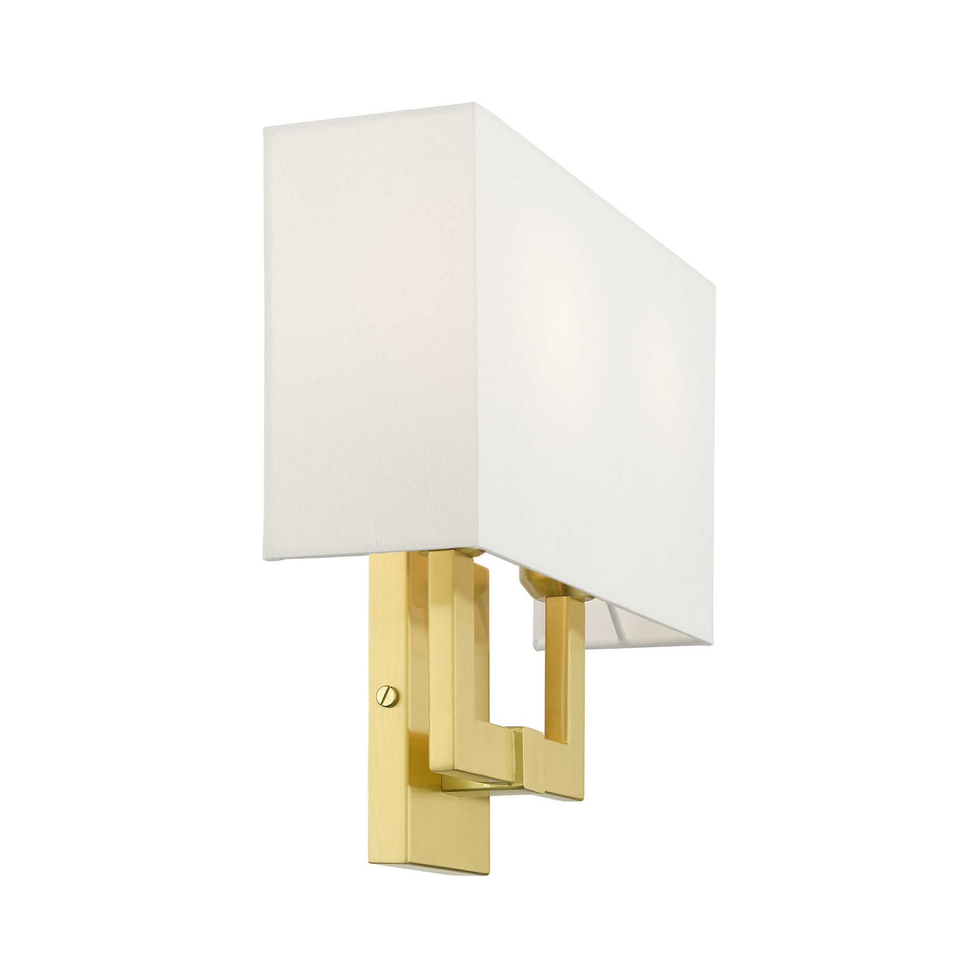 Livex Lighting Meridian 13" Wide 2-Light Satin Brass ADA Sconce