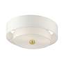 6_Livex Lighting Meridian 15" Wide Satin Brass Ceiling Light more views