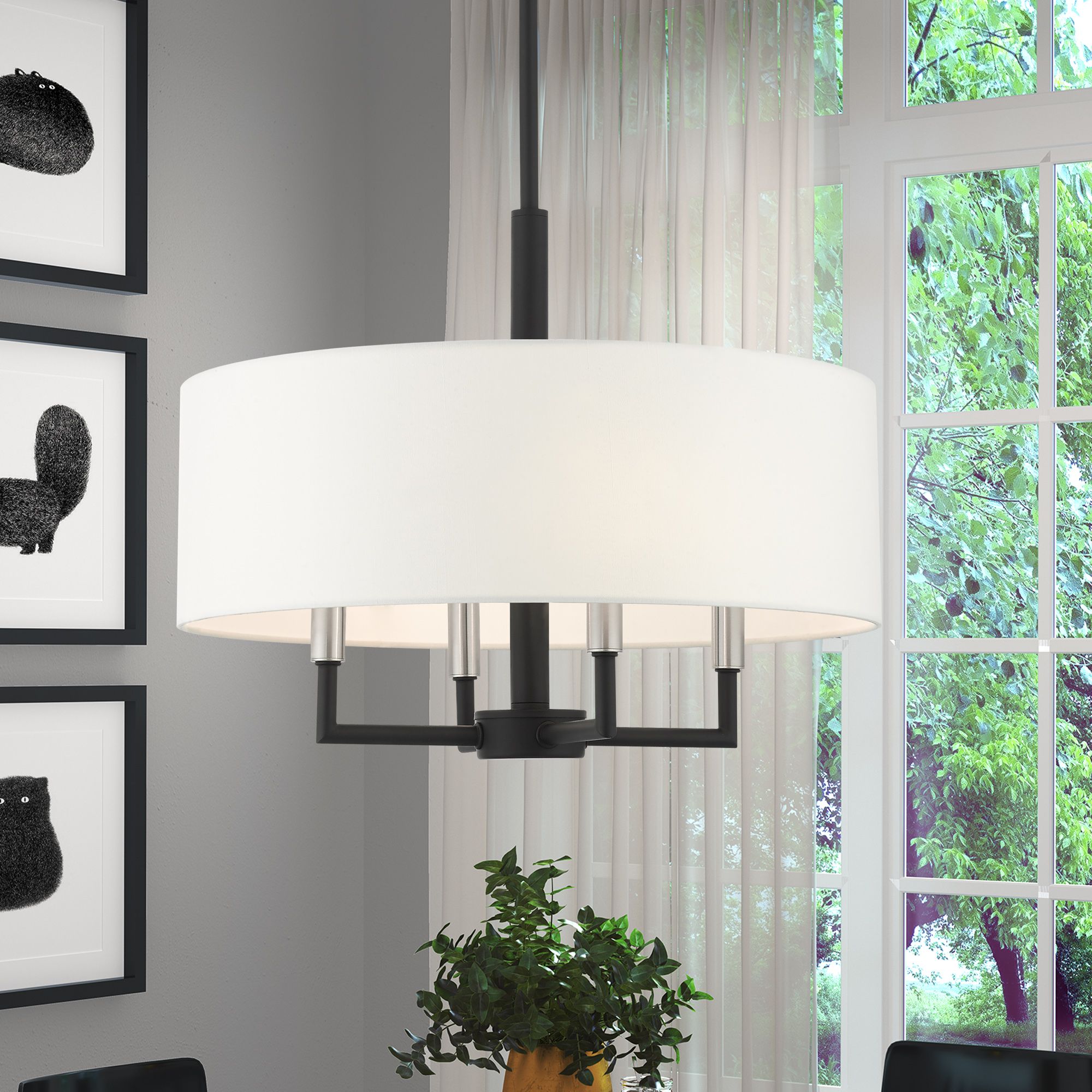 Livex Lighting Meridian Black Collection