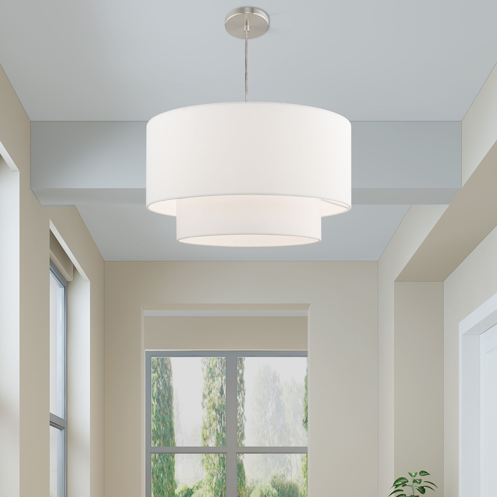 Livex Lighting Meridian Brushed Nickel Collection