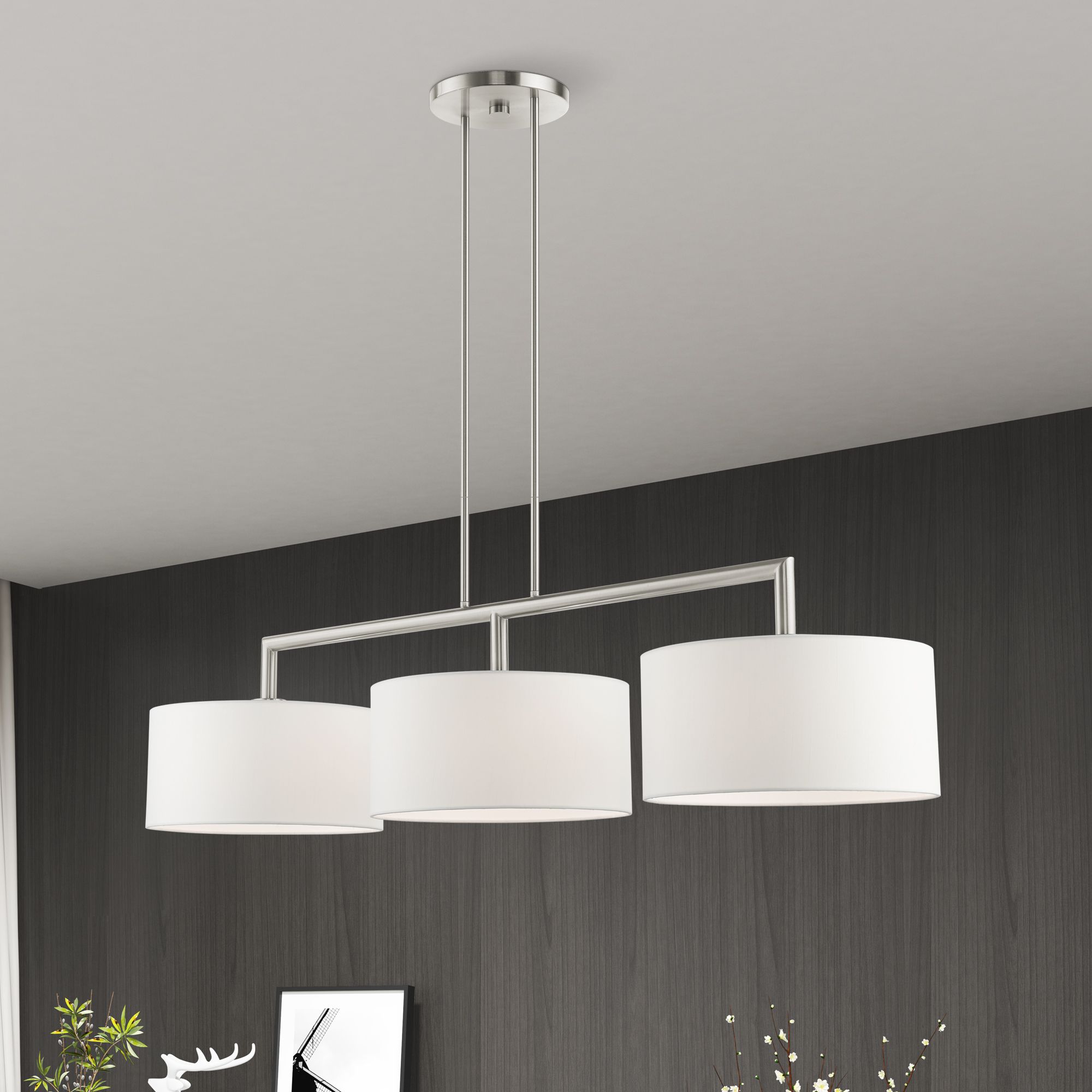 Livex Lighting Meridian Brushed Nickel Collection
