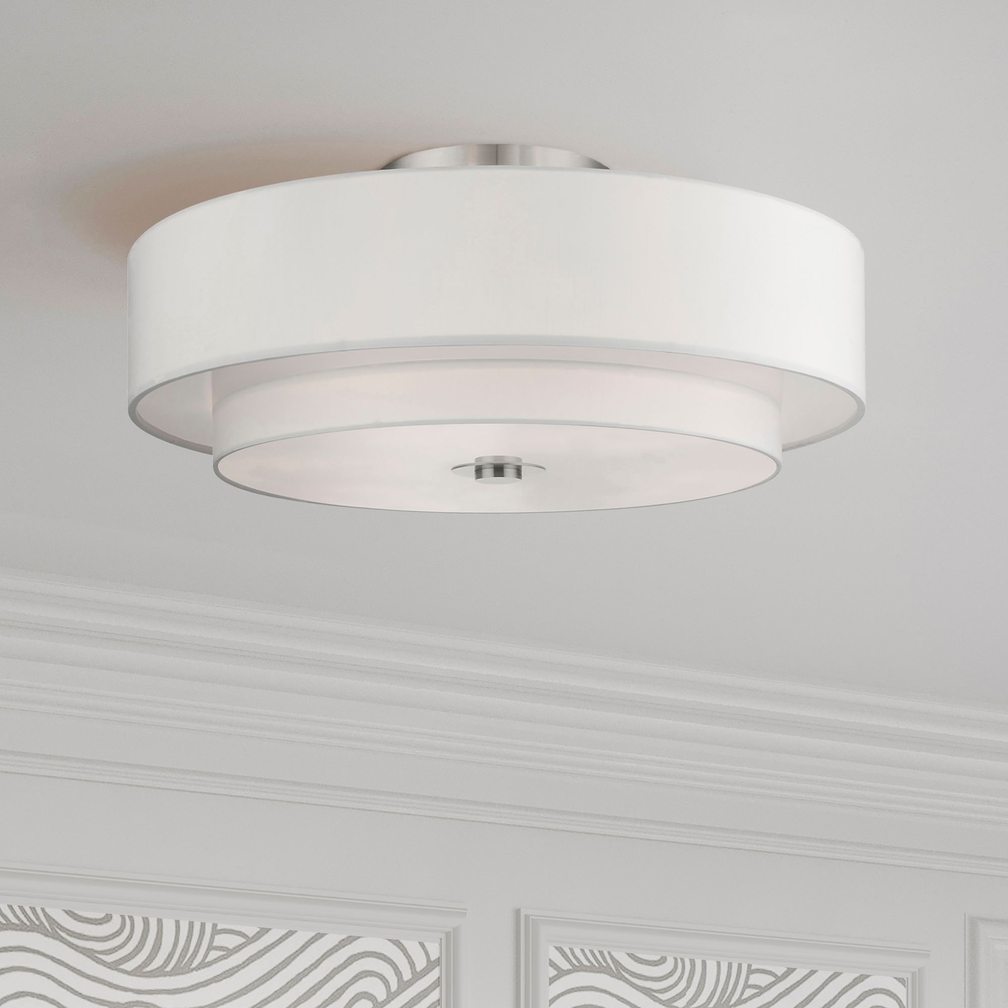 Livex Lighting Meridian Brushed Nickel Collection