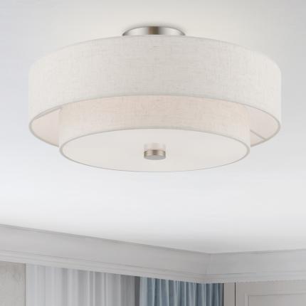 Livex Lighting Meridian Brushed Nickel Collection