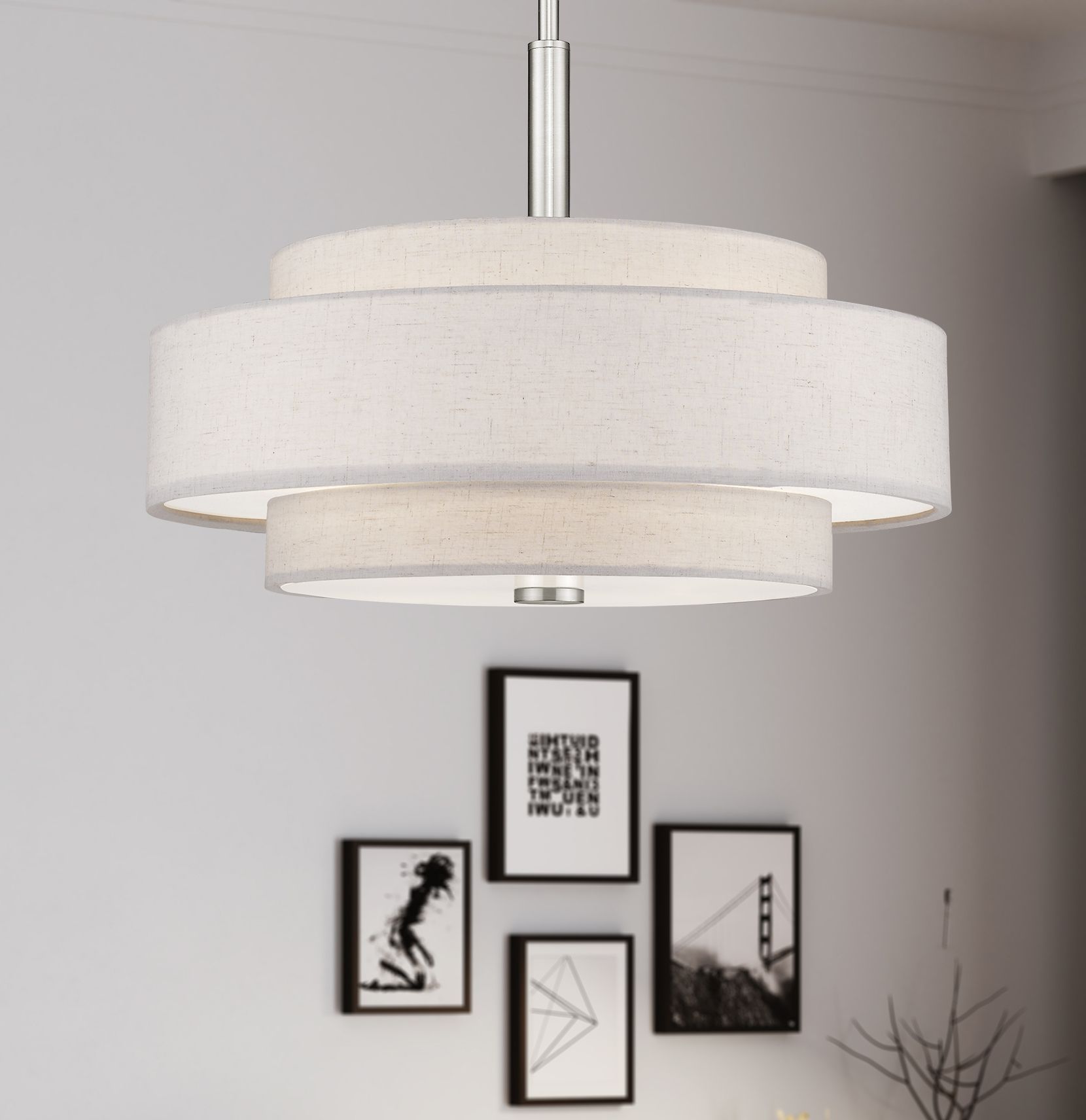 Livex Lighting Meridian Brushed Nickel Collection