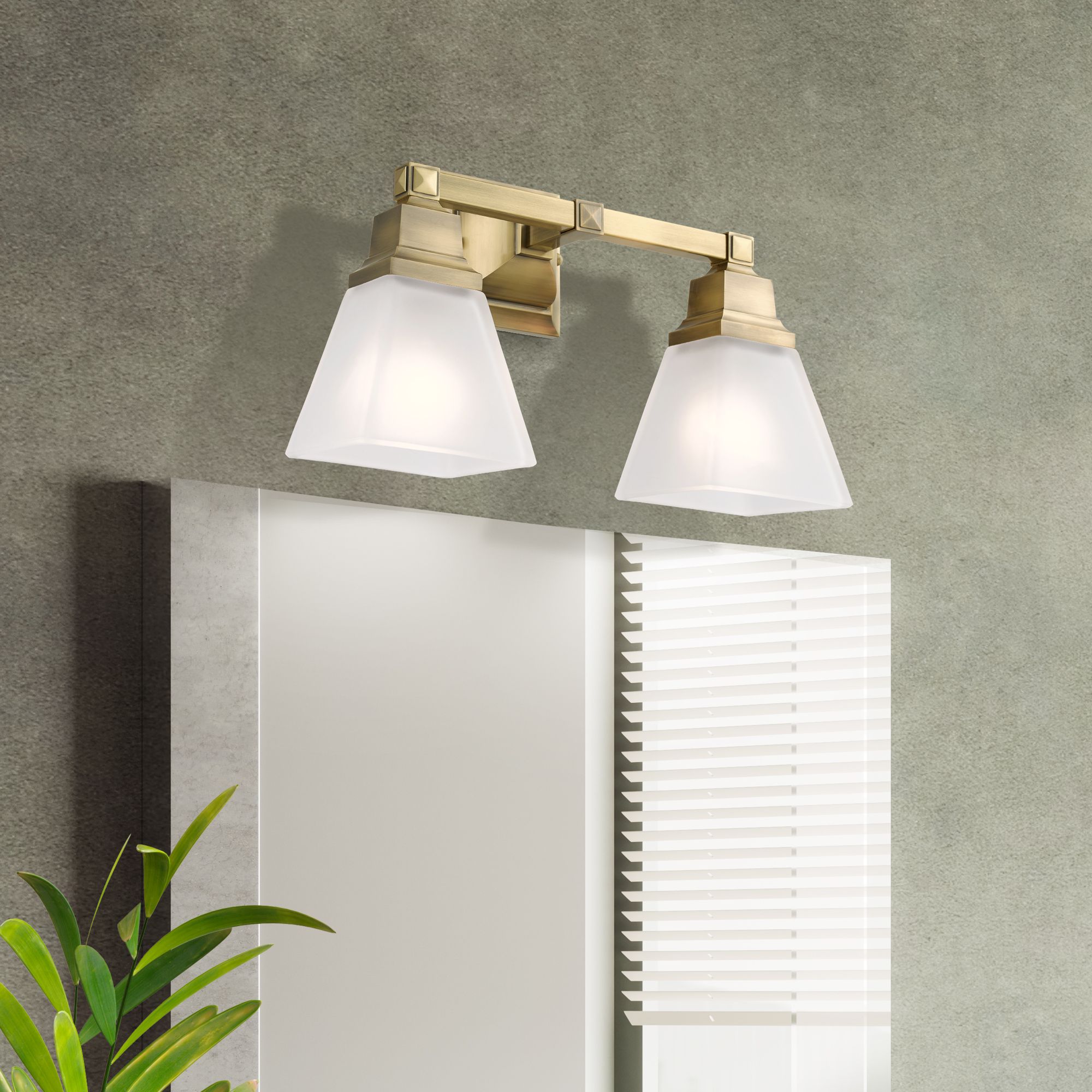 Livex Lighting Mission Brass - Antique Brass Collection