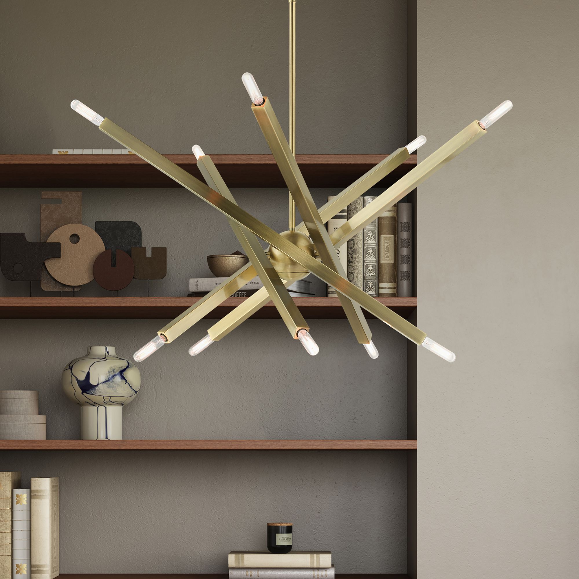 Livex Lighting Monaco Brass - Antique Brass Collection