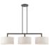 Livex Lighting Monroe 51" English Bronze 3-Light Linear Chandelier