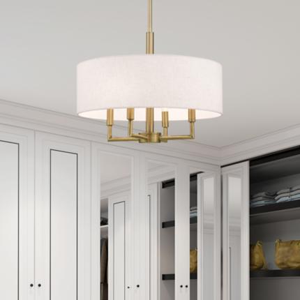 Livex Lighting Monroe Brass - Antique Brass Collection