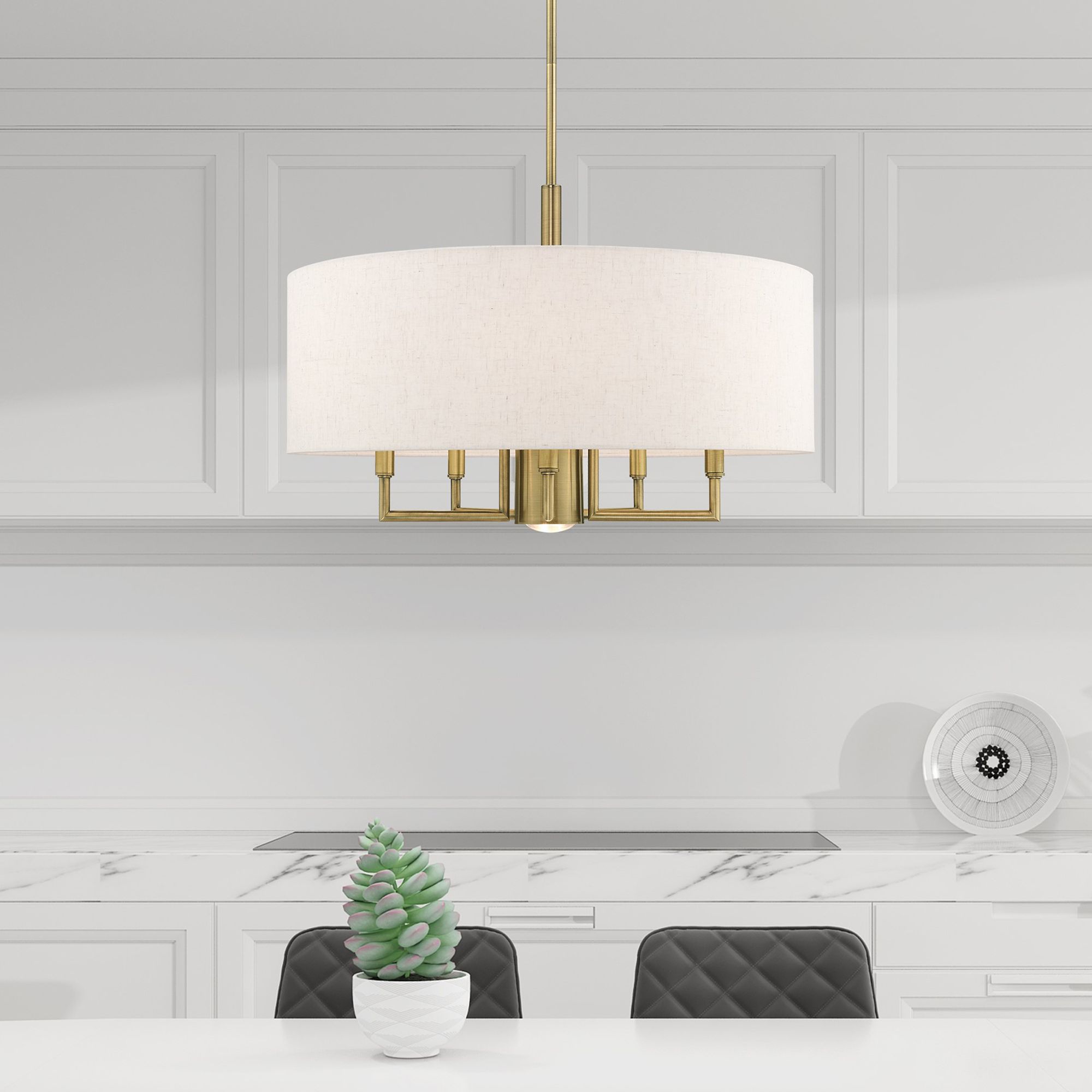 Livex Lighting Monroe Brass - Antique Brass Collection