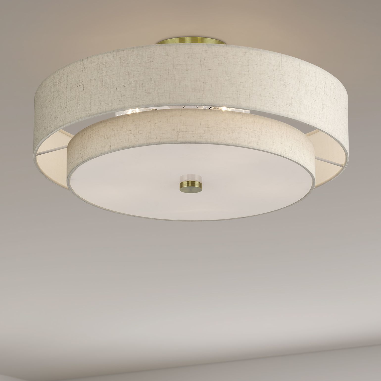 Livex Lighting Monroe Brass - Antique Brass Collection