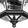 2_Livex Lighting Monterey 10 1/2" Wide Black Outdoor Ceiling Light more views