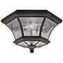 2_Livex Lighting Monterey 10 1/2" Wide Bronze Outdoor Ceiling Light
