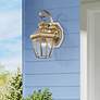 1_Livex Lighting Monterey 12 1/2" High Antique Brass Outdoor Wall Light