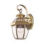 4_Livex Lighting Monterey 12 1/2" High Antique Brass Outdoor Wall Light more views